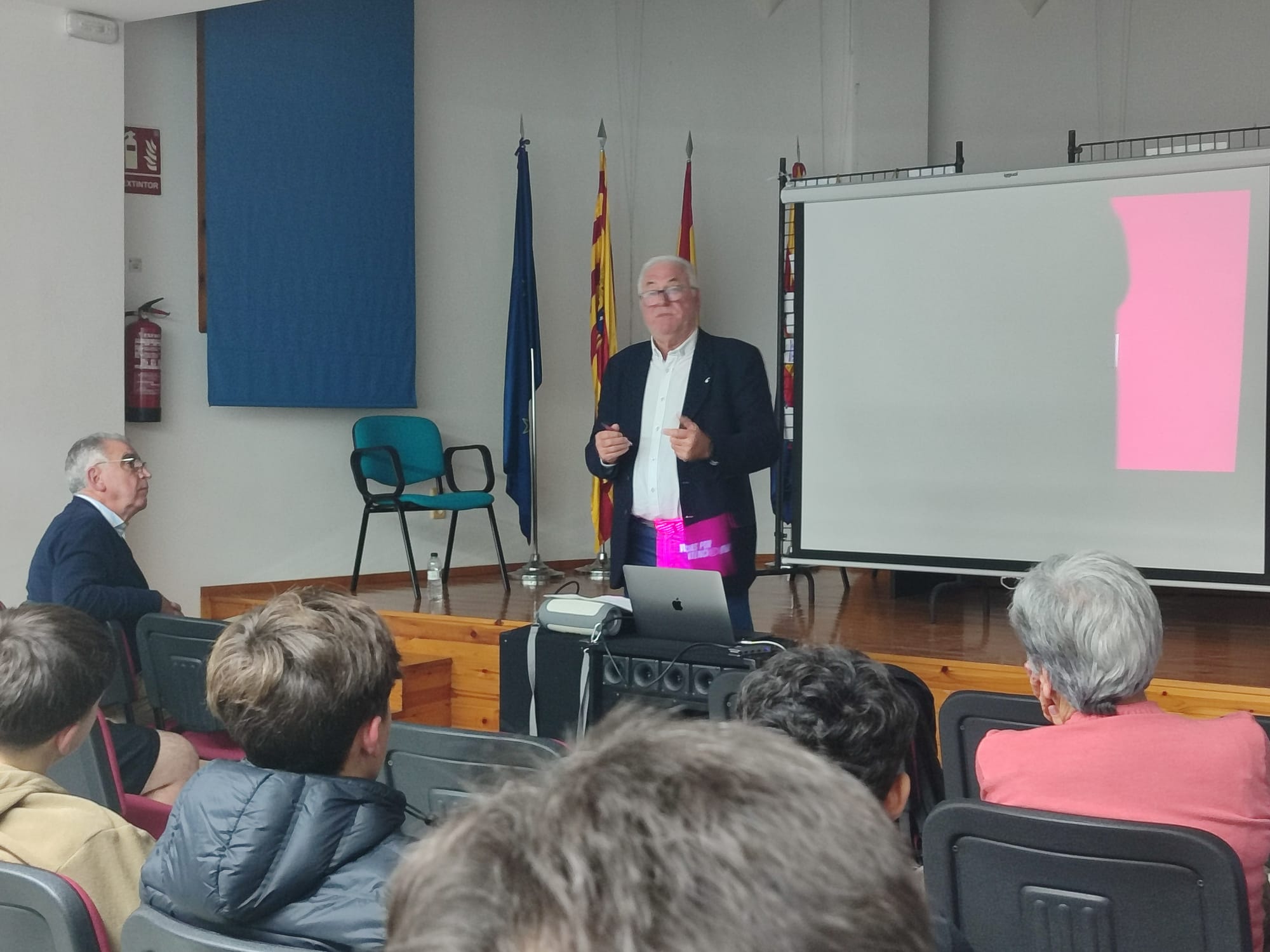 José Ignacio Bueno Grimal y Jorge Bueno Mateo hablaron sobre el arbitraje en Lalueza