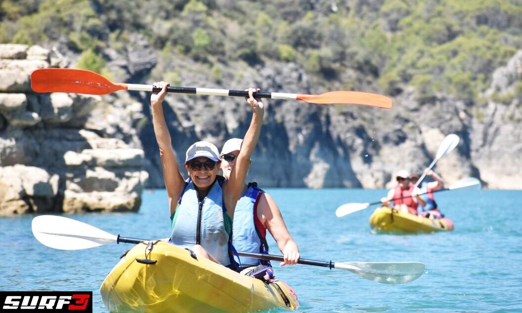 El enclave natural sorprendió mucho a los participantes que pasaron un fin de semana disfrutando de deportes acuáticos