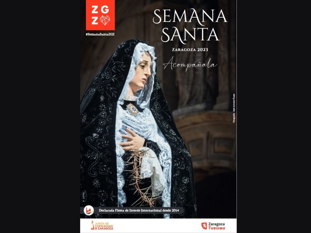 Cartel de la Semana Santa de Zaragoza 2023