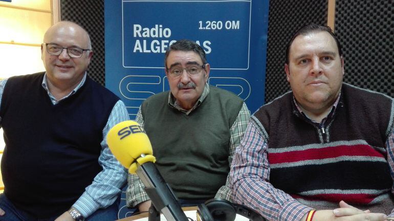 Miguel Alberto Díaz, Hermenegildo González y Eloy Soler en nuestra Tertulia de Ciudadanos.