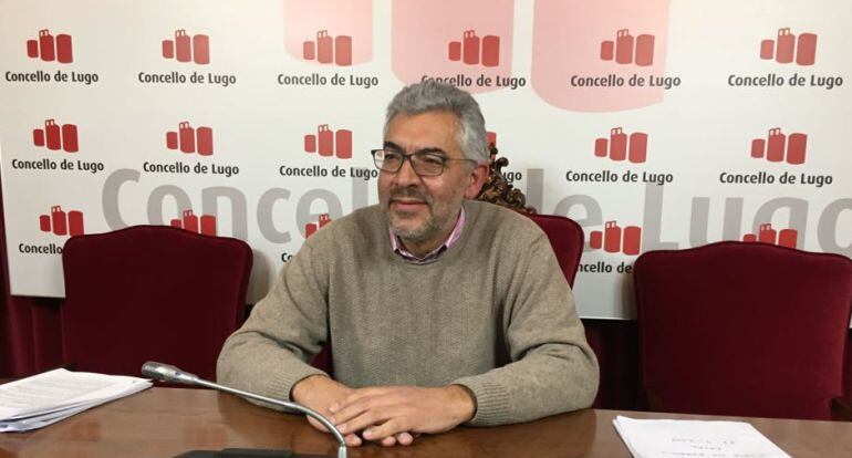 Miguel Fernández, portavoz del Concello de Lugo