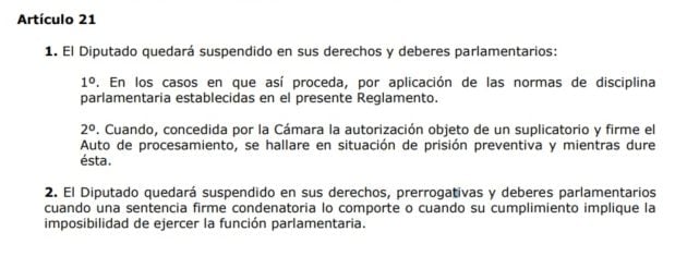 Artículo al que alude el auto del Supremo