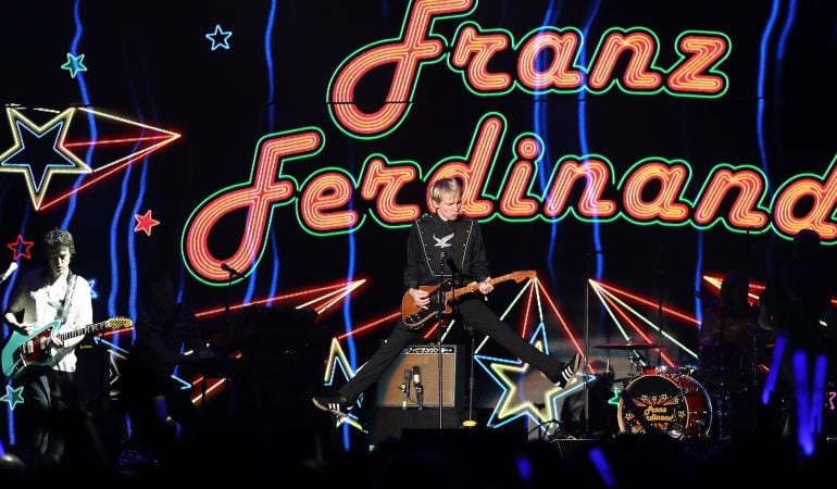 El grupo Franz Ferdinand ha combinado rock guitarrero con electrónica dance