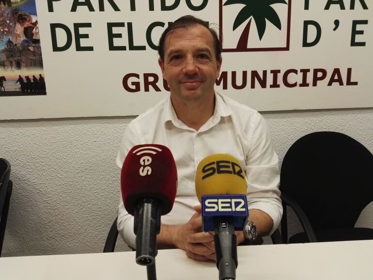 Jesús Pareja, portavoz del Partido de Elche