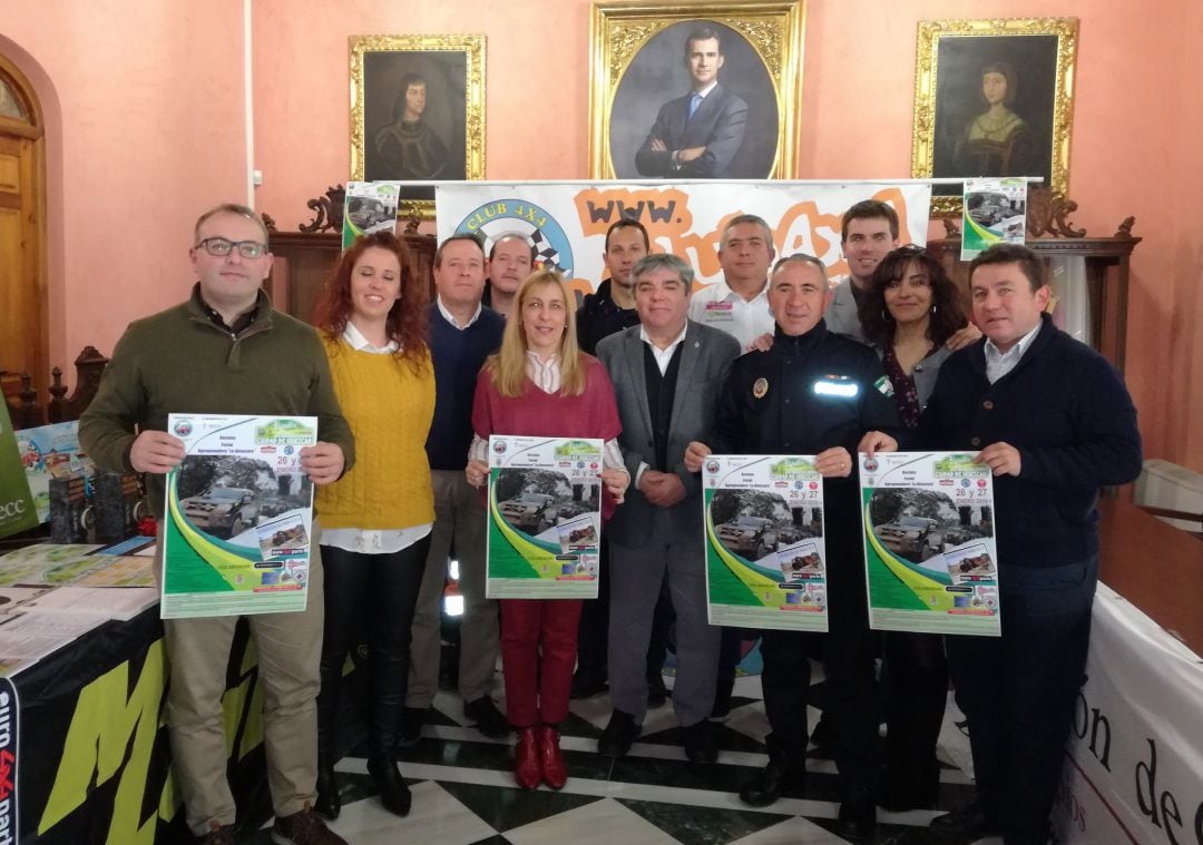 Presentación de la prueba solidaria en el Ayuntamiento de Huéscar