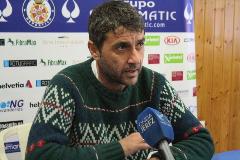 Pepe Masegosa durante la rueda de prensa del viernes