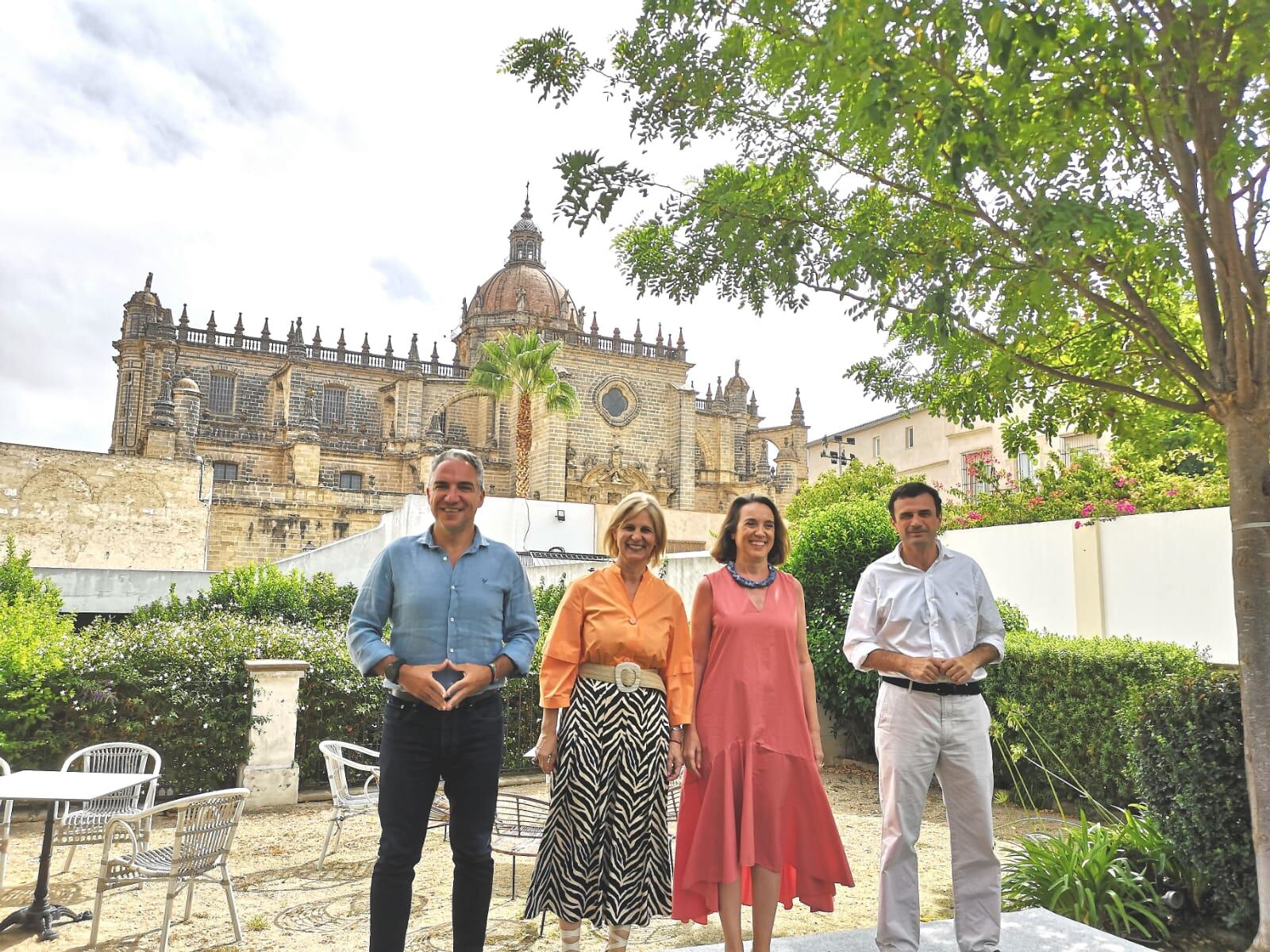 Visita de los dirigentes populares a Jerez