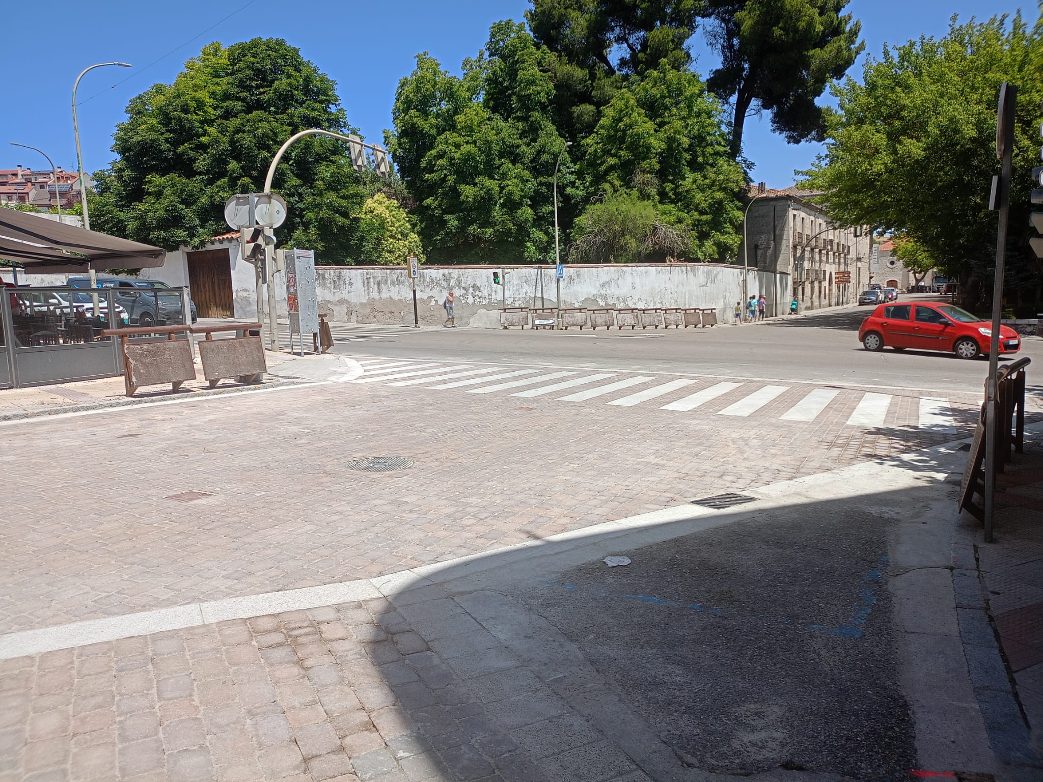 Cruce de San Francisco renovado en Cuéllar