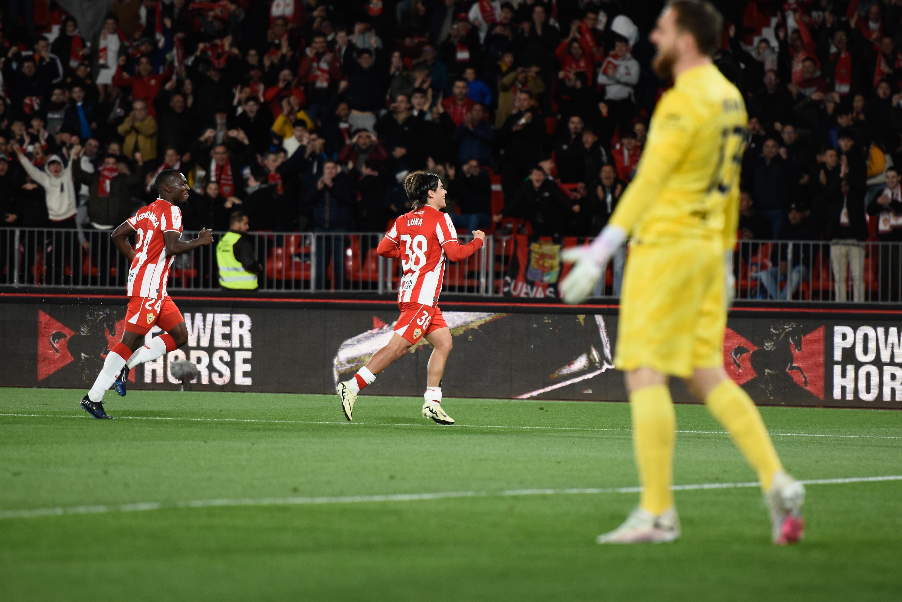 Luka Romero le hizo dos goles al Atlético de Madrid.
