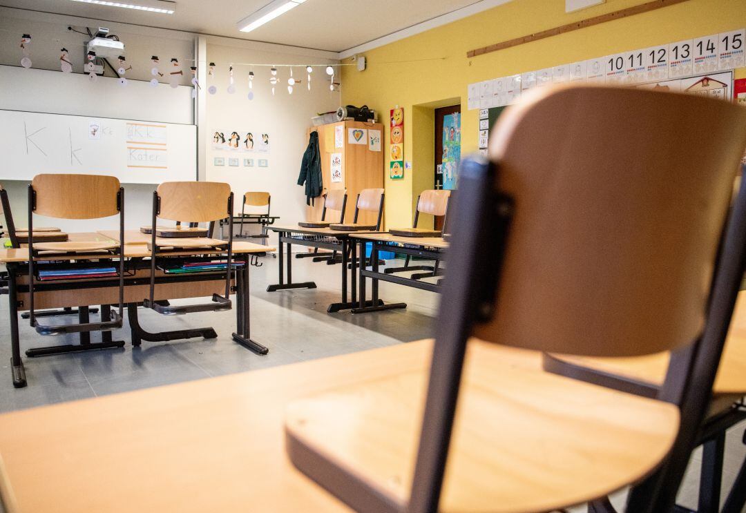 Imagen de un aula vacía