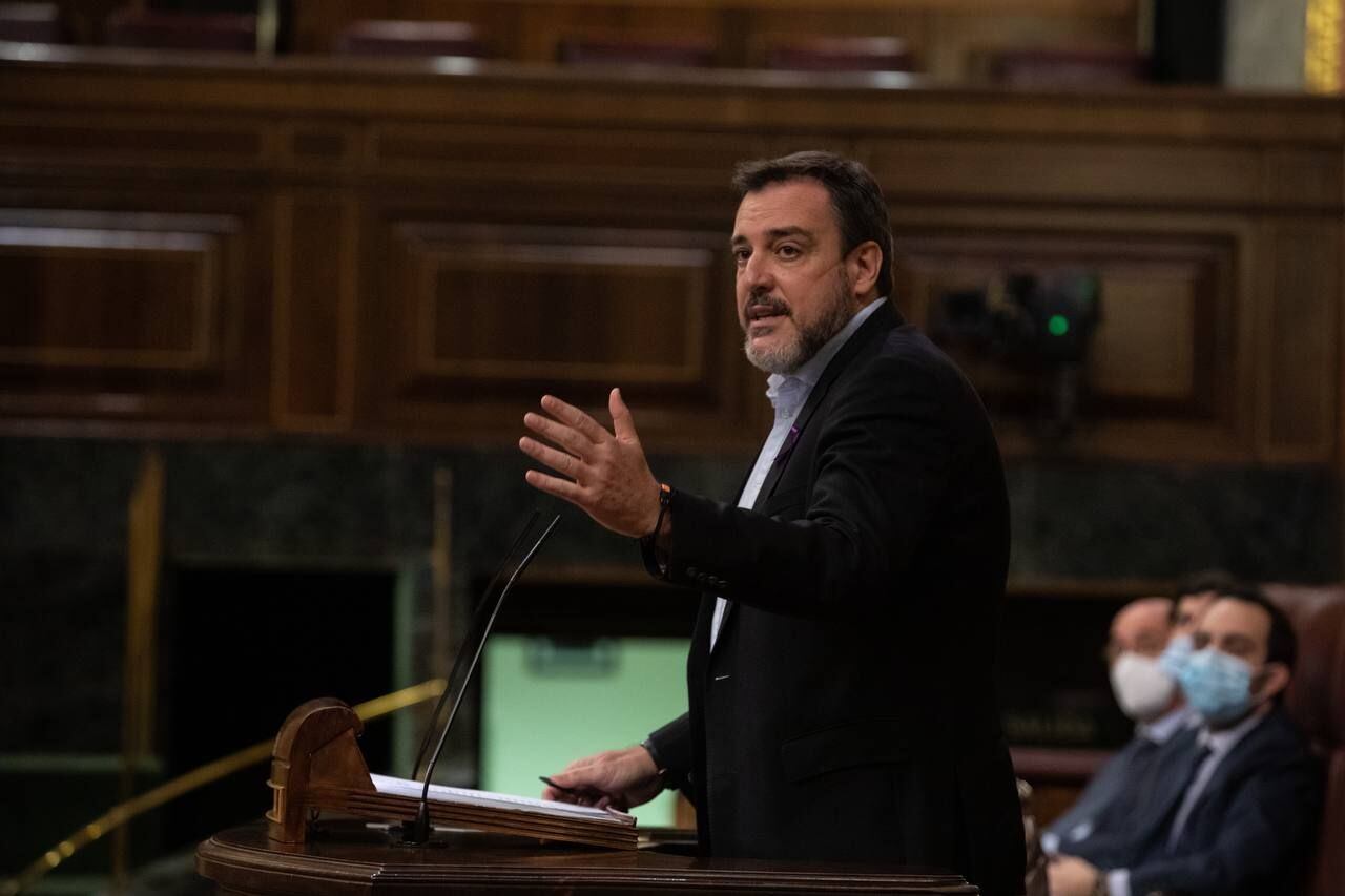 Juan Ignacio López Bas, diputado de Cs, habla en el Congreso de los Diputados