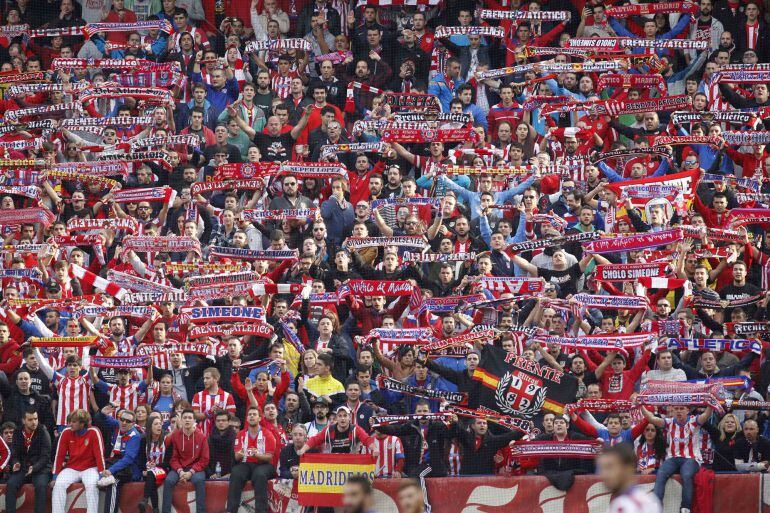 22/11/14  PARTIDO PRIMERA DIVISION ATLETICO DE MADRID - MALAGA
 SEGUIDORES