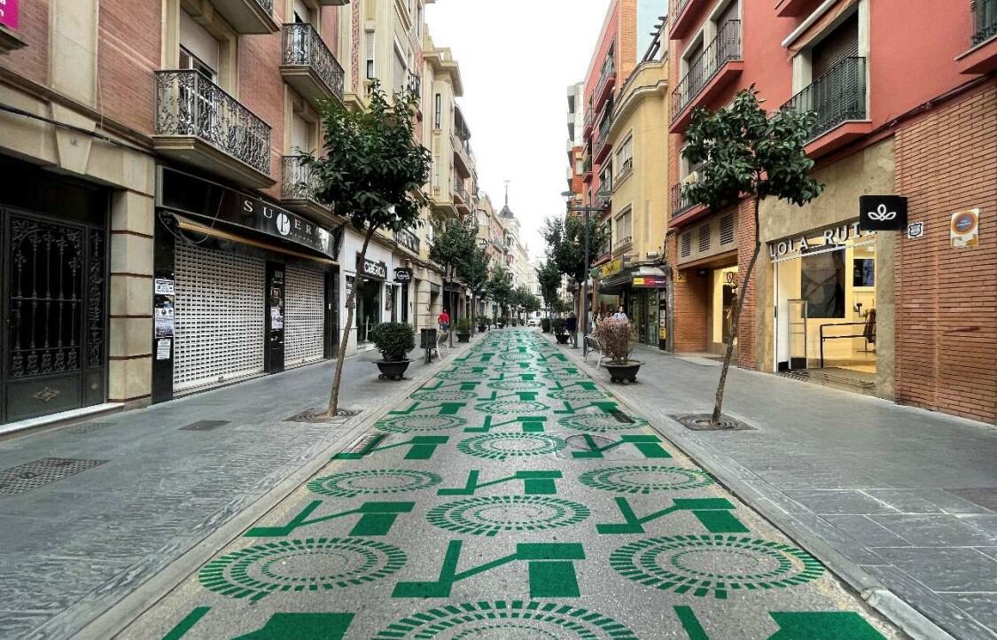 Trama sobre Corredera de San Marcos (Linares), según proyecto de ZBE.