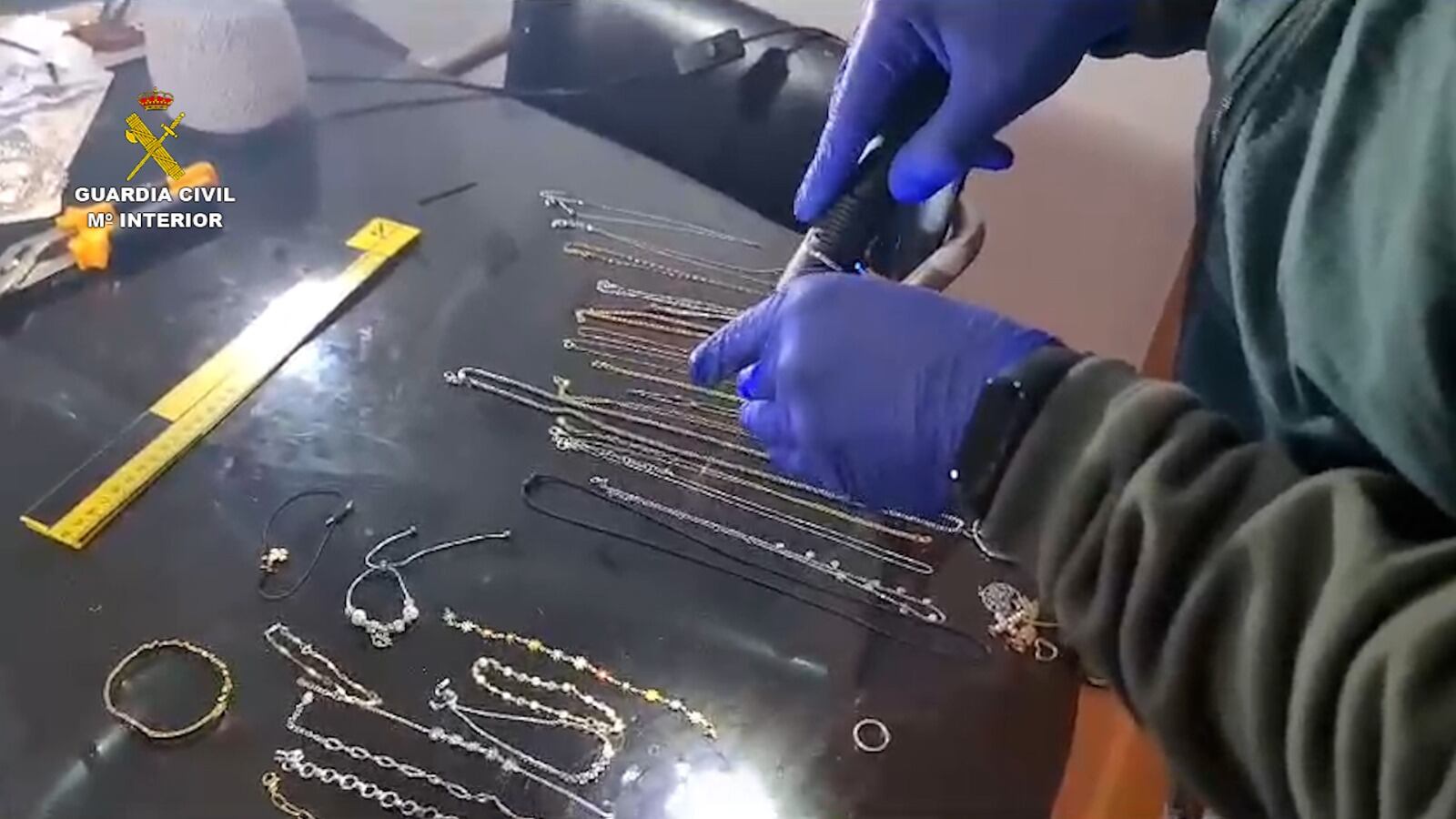 Algunas de las joyas recuperadas