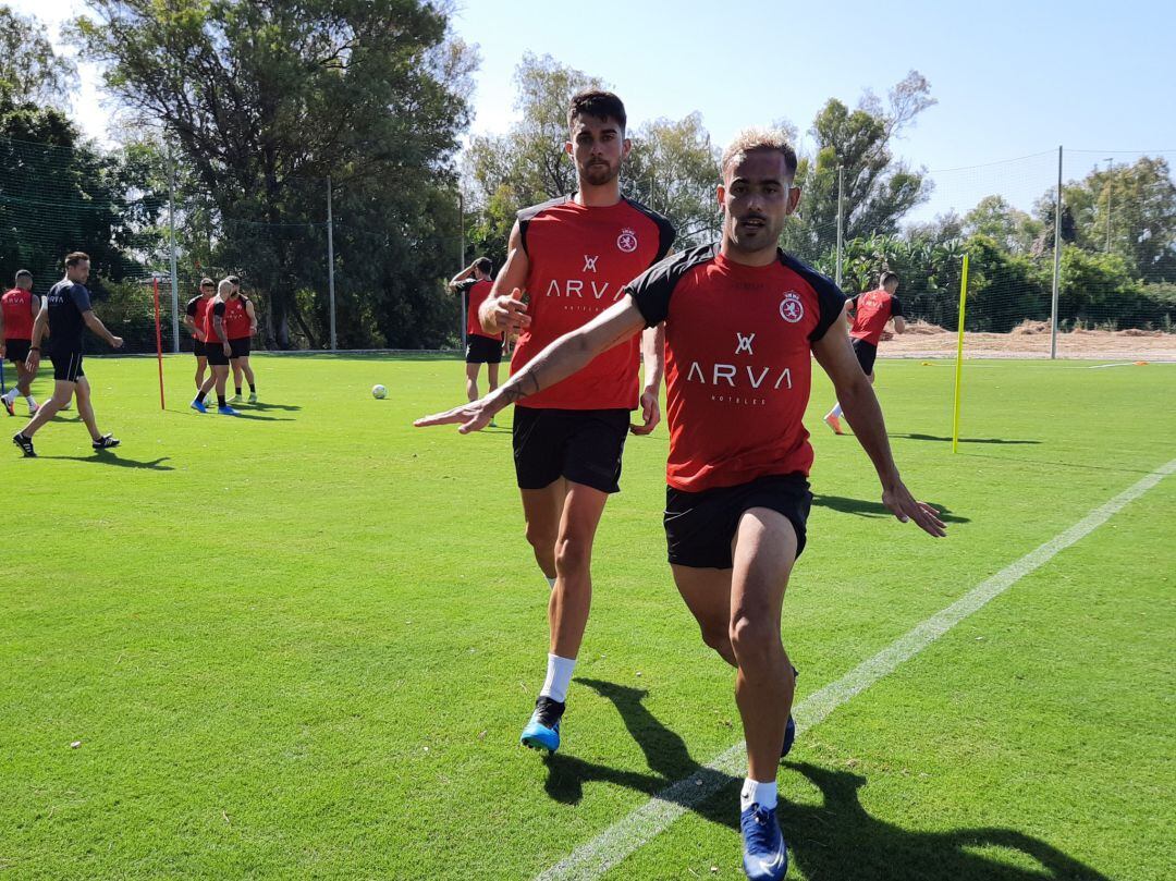 Menudo, durante una de las sesiones de entrenamiento en Marbella