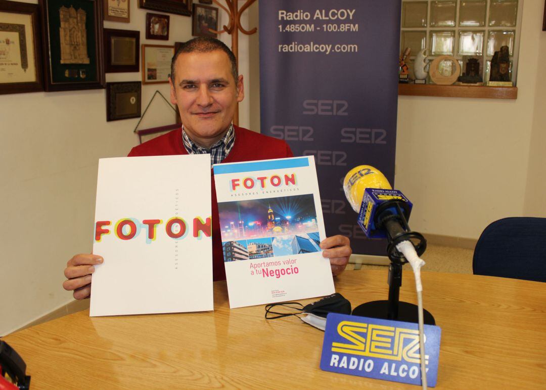 Ignacio Olcina, director de la zona Alicante Interior de Fotón, asesores energéticos