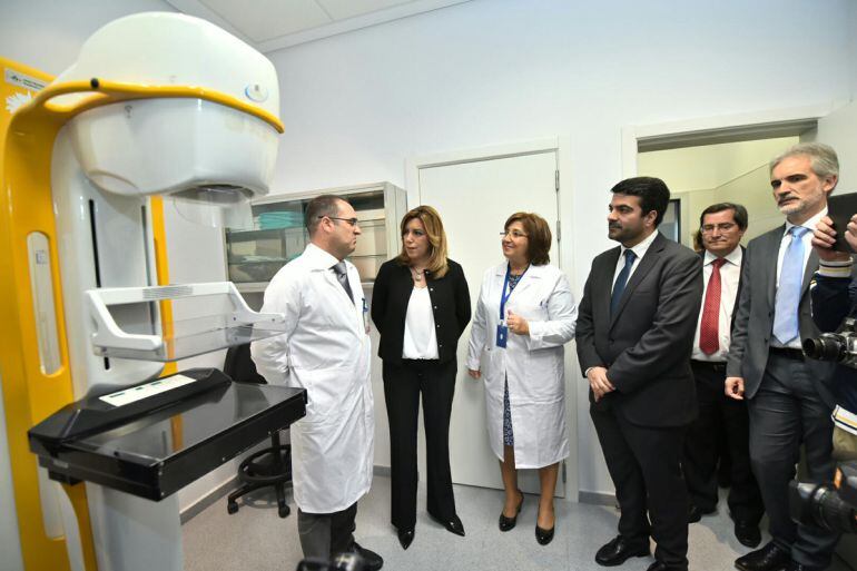 La presidenta de la Junta de Andalucía, Susana Díaz, inaugura el hospital de Loja(Granada)