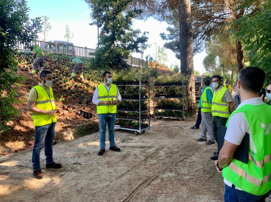 Visita a las obras del Parque del Príncipe