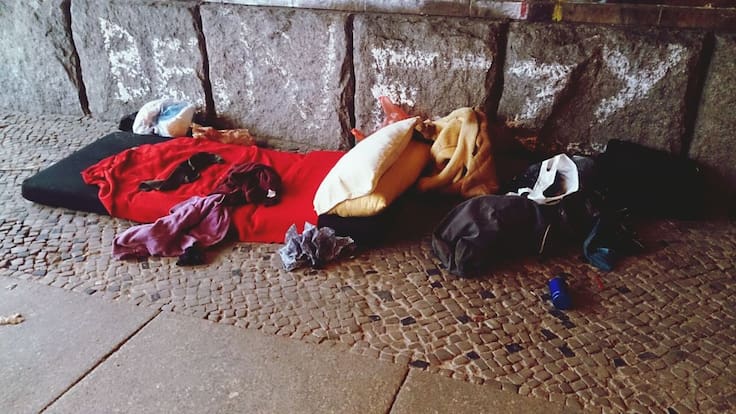 "Vivir en la calle es duro y monótono. Se te va el día en asearte o en lavar tu ropa"