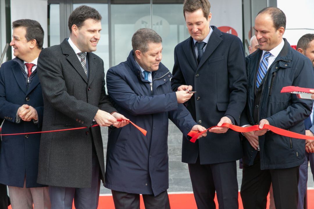 Acto de inauguración de la ampliación de estas instalaciones