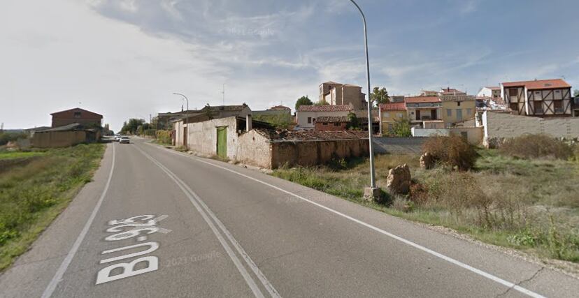 Entrada al casco urbano de Quemada desde la Bu-925