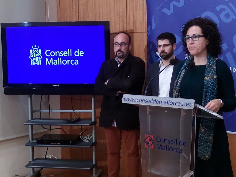 Rueda de prensa del Consell de Mallorca de este lunes.