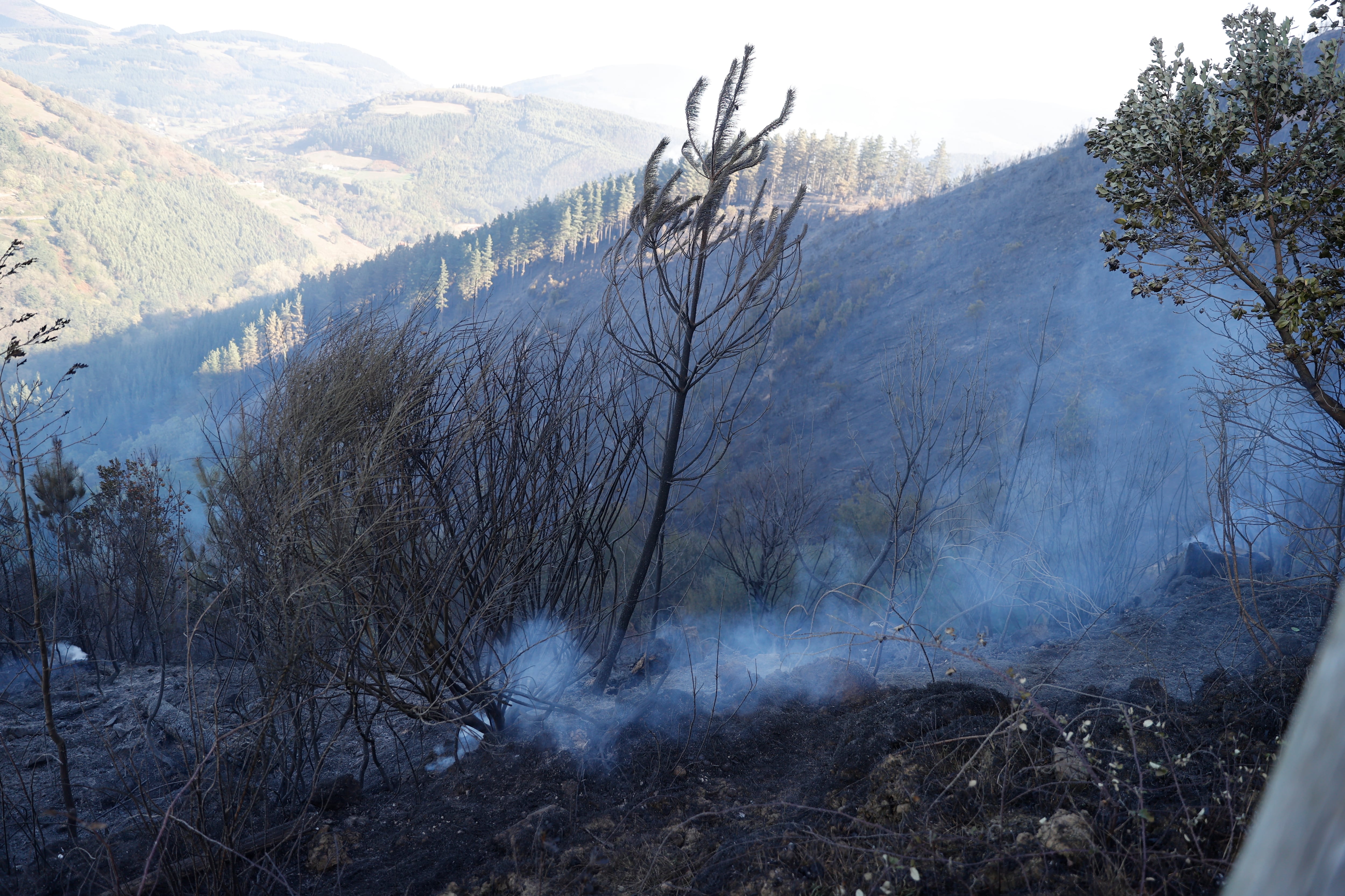 magen del reciente incendio en Balmaseda.