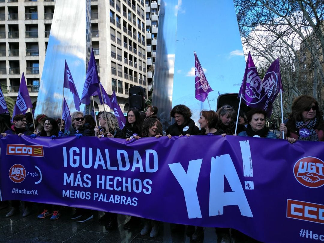 UGT t CCOO han convocado paros en el Día Internacional de la Mujer