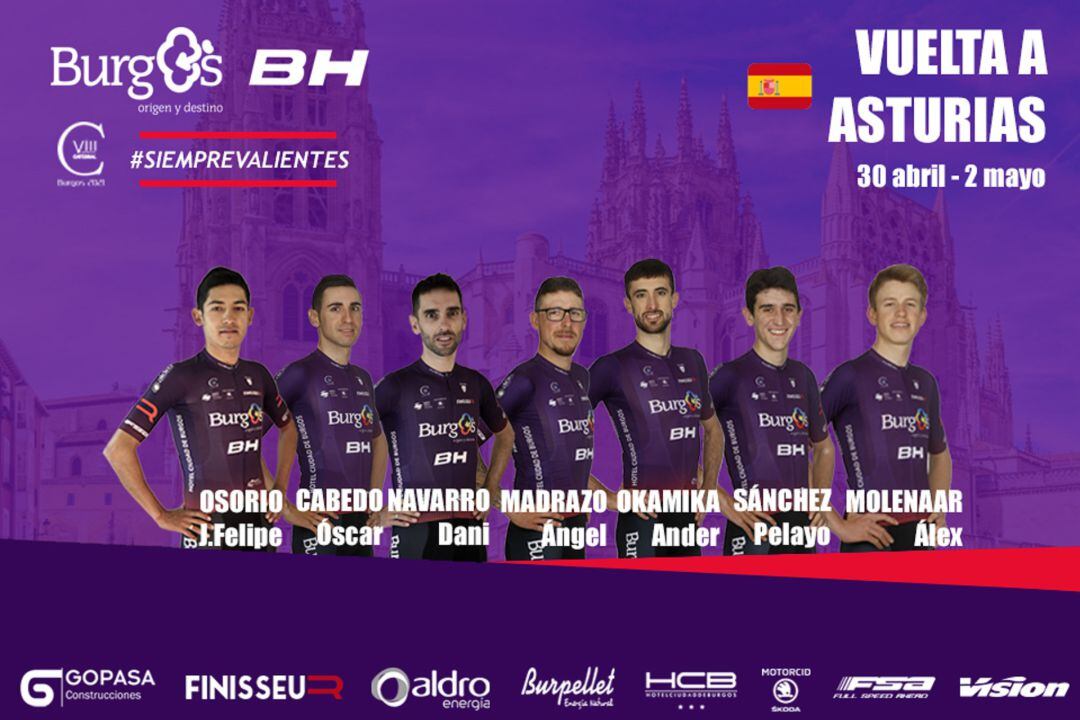 Equipo para la Vuelta a Asturias