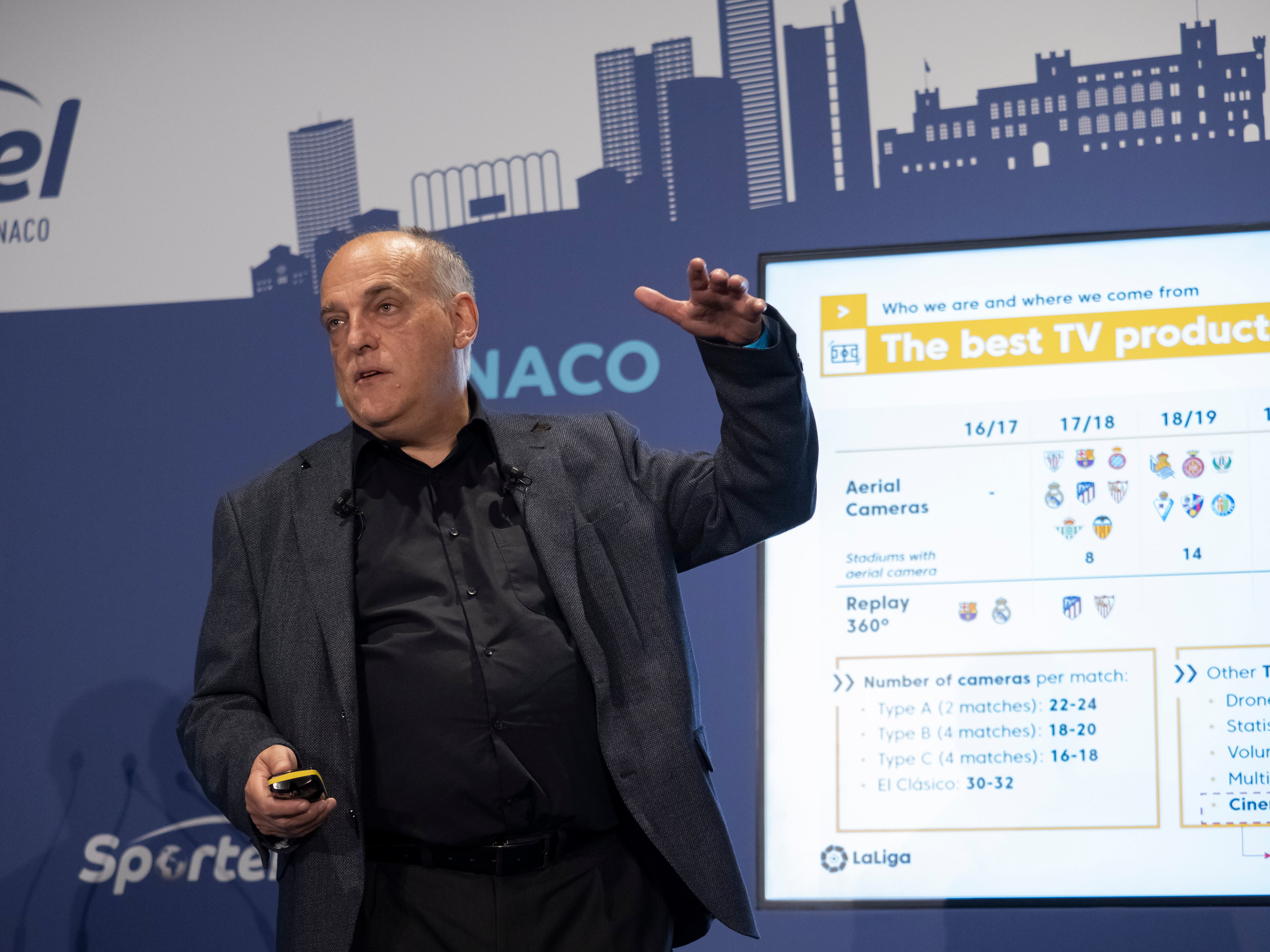 Javier Tebas, presidente de LaLiga