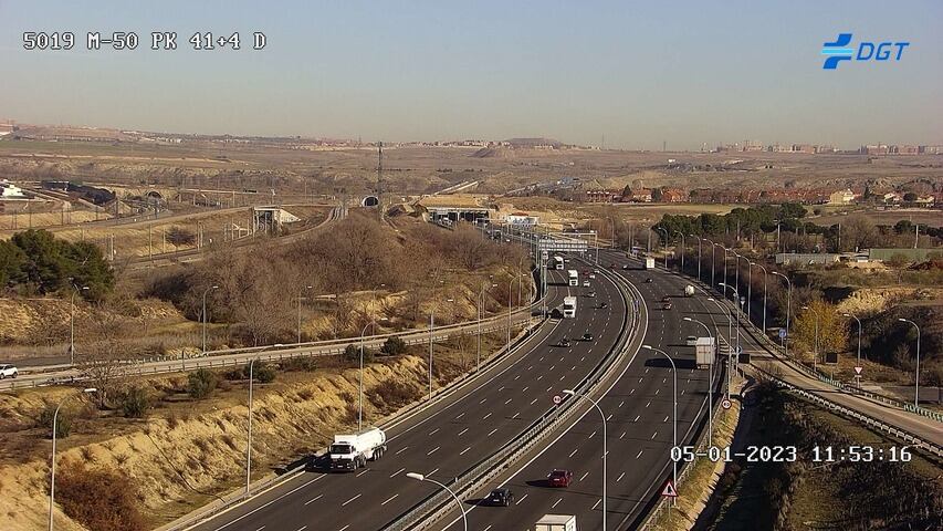 El accidente se ha producido a la altura de Perales del Río, en Getafe