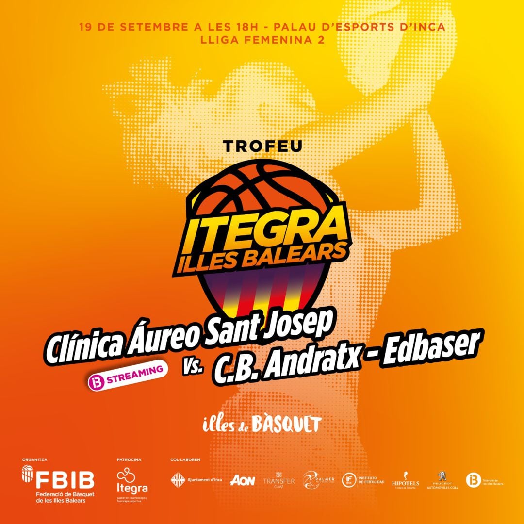 Cartel del trofeo &quot;Ítegra Illes Balears&quot;.