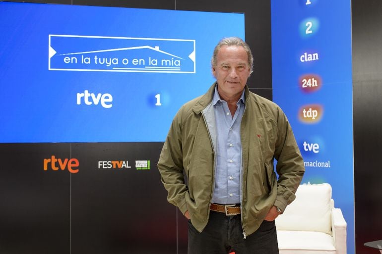 Bertín Osborne durante la presentación de &#039;En la tuya o en la mía&#039; en el FesTVal de Vitoria 