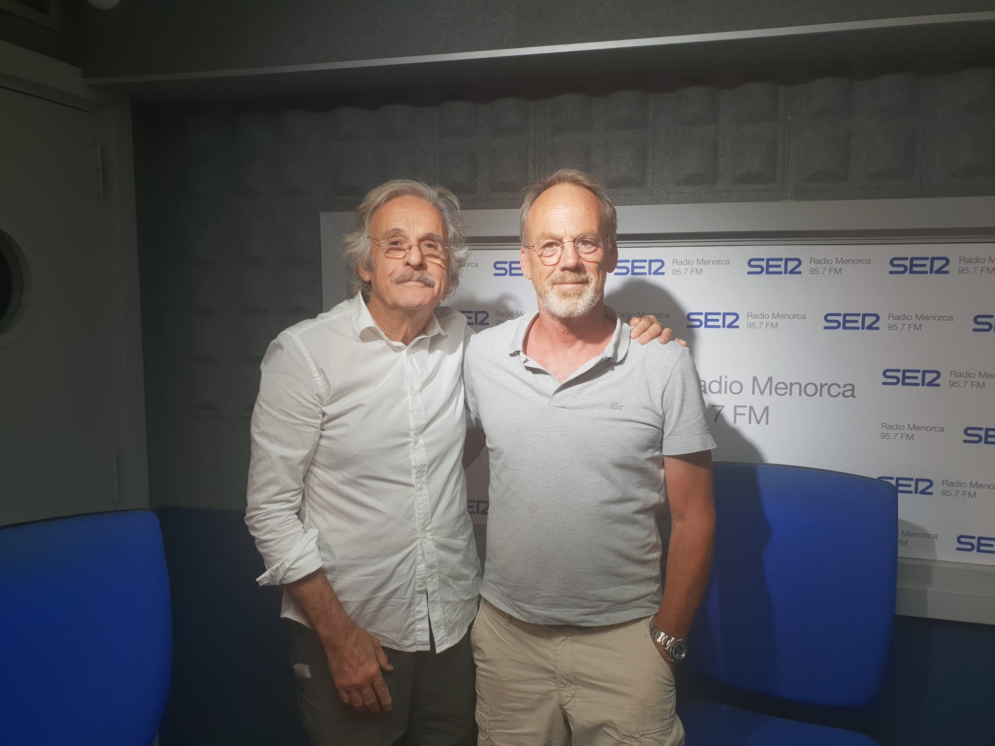 En los estudios de Radio Menorca SER