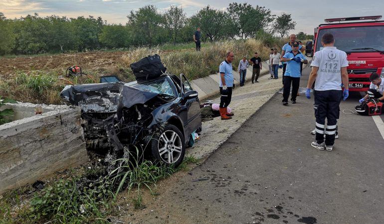 Un accidente de tráfico