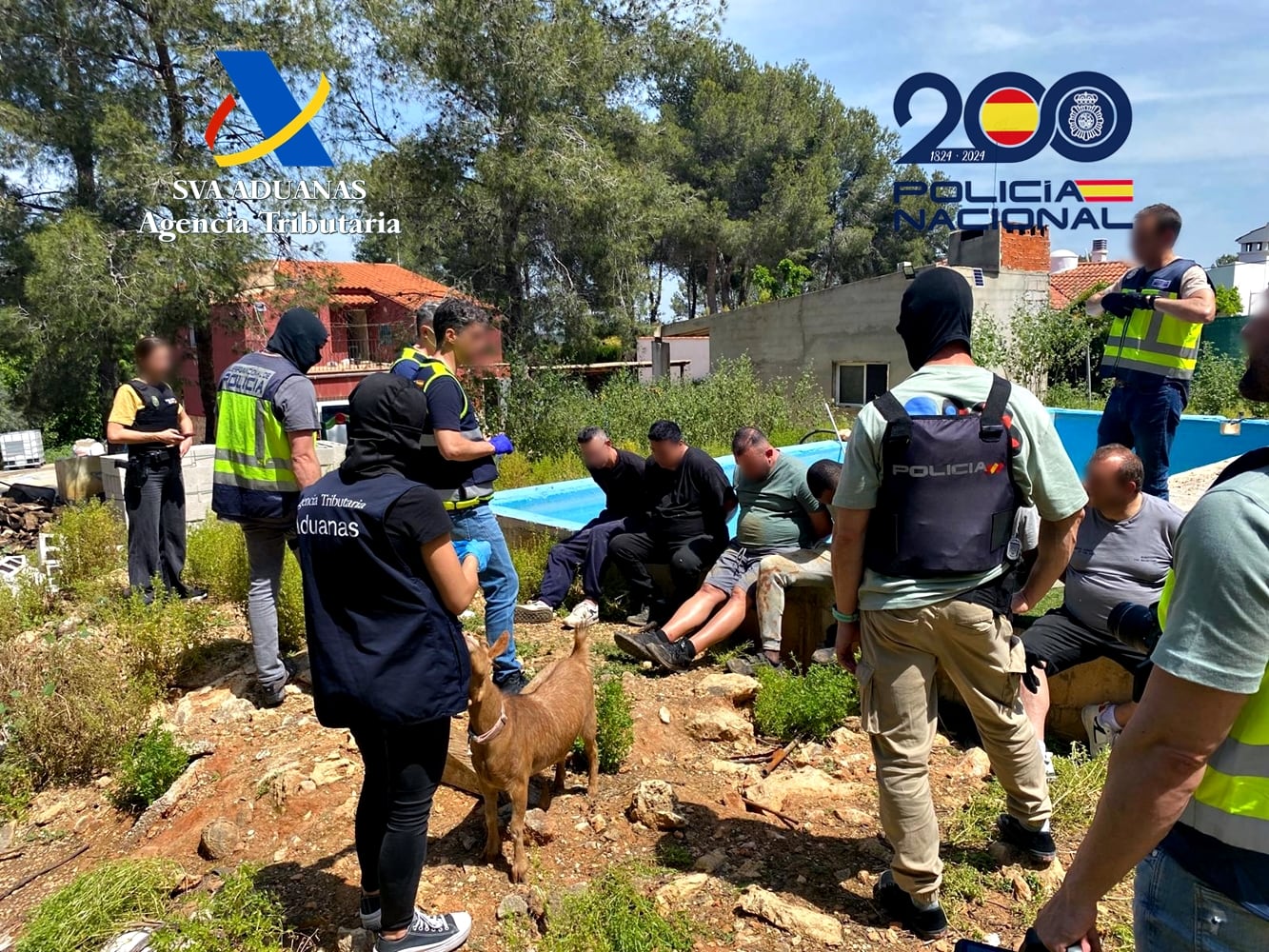 Operación antidroga Valencia de la Policía Nacional