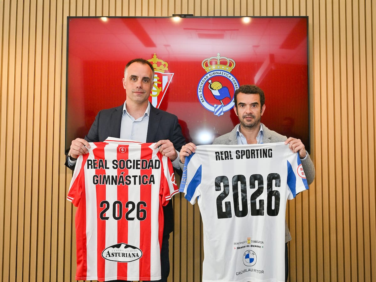 El Sporting firma un acuerdo de colaboración con la Gimnástica de Torrelavega