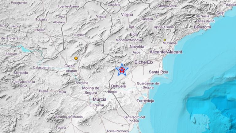 El terremoto de Albatera se ha sentido en varios puntos de la provincia de Alicante y Murcia