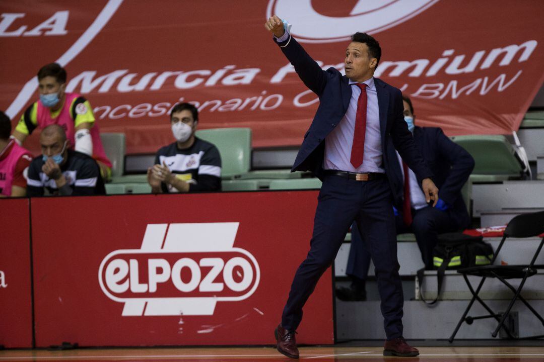 Diego Giustozzi en un partido de ElPozo Murcia Costa Cálida