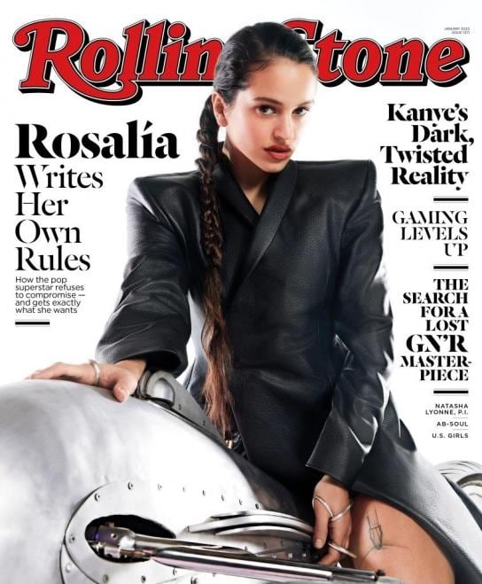 Portada del número de enero de la revista musical estadounidense Rolling Stone