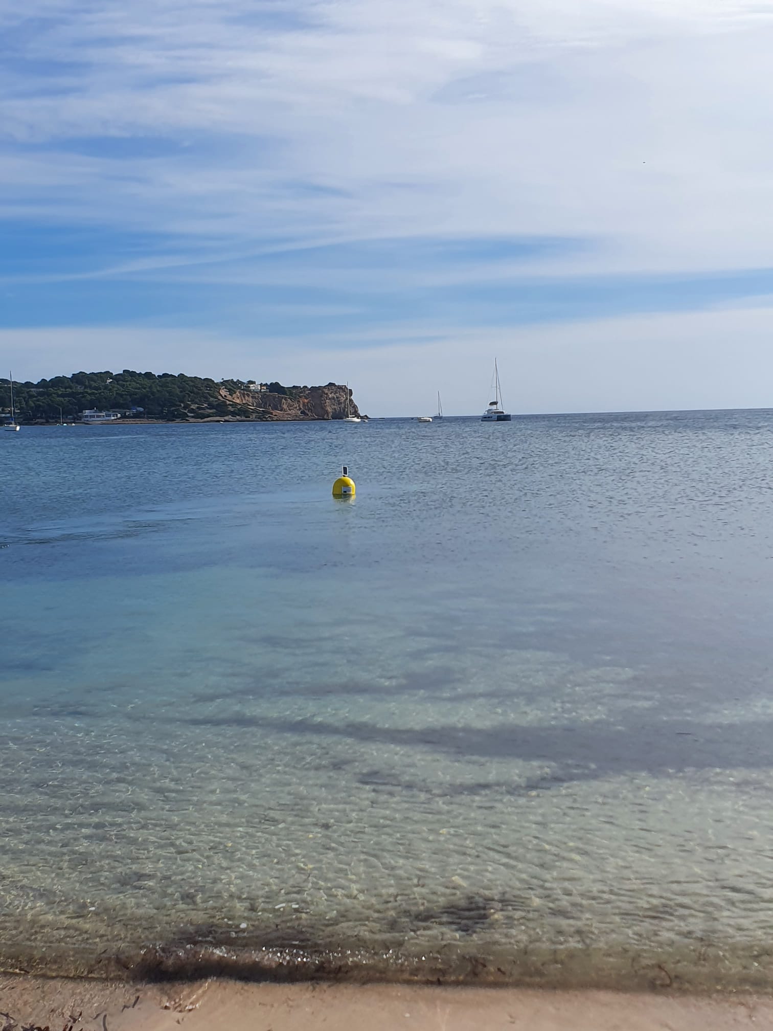 Imagen de la boya marina instalada en Talamanca