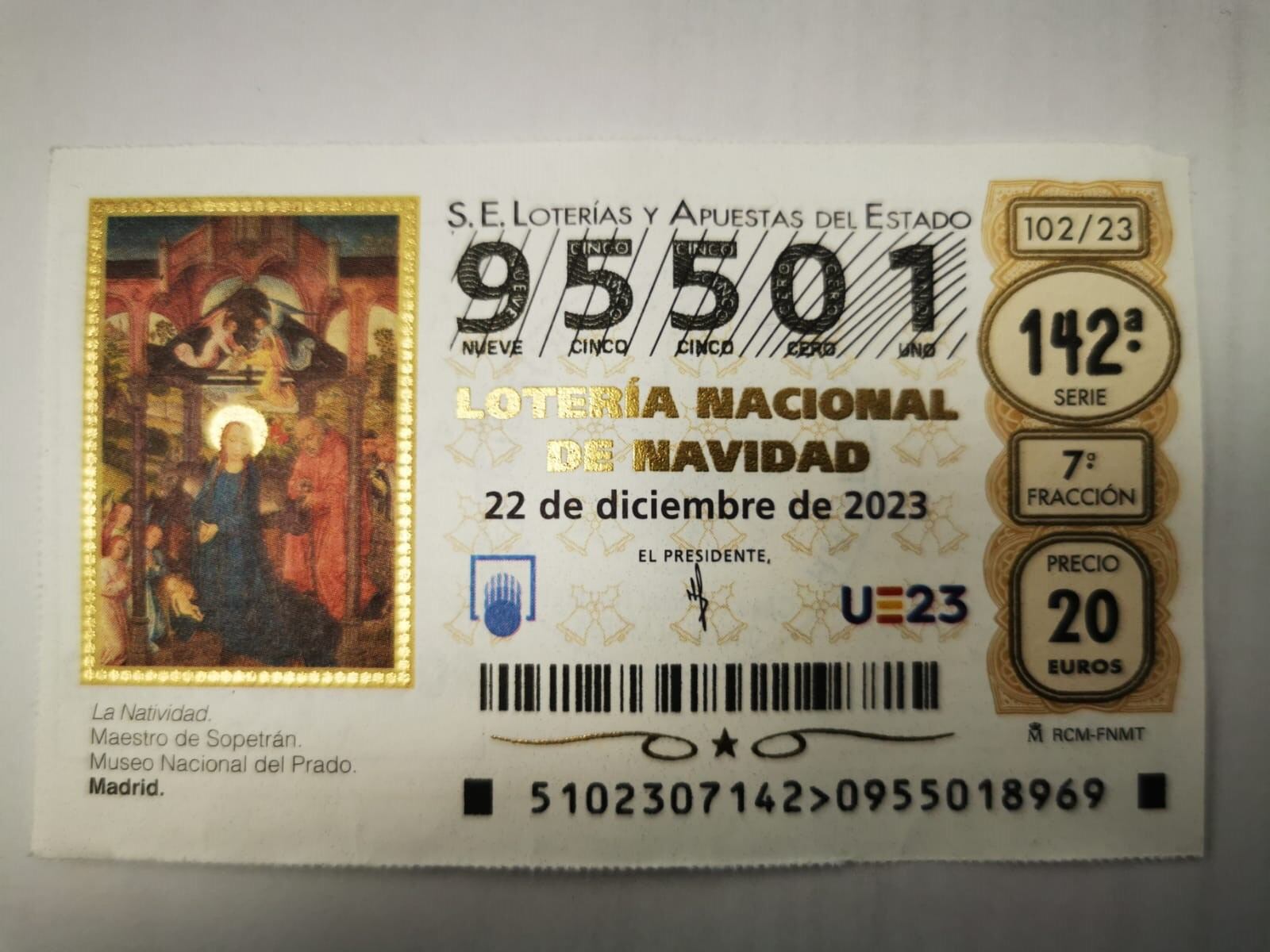 Este es el numero de la suerte de la Casa de Nazaret.