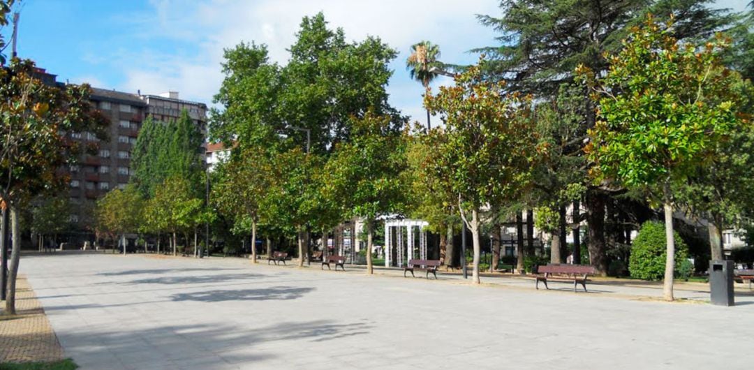 Imagen del interior del jardín del Posío.