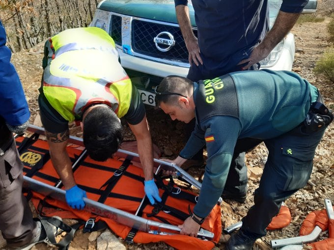 La Guardia Civil rescata el cuerpo sin vida de un senderista en Riofrío de Riaza