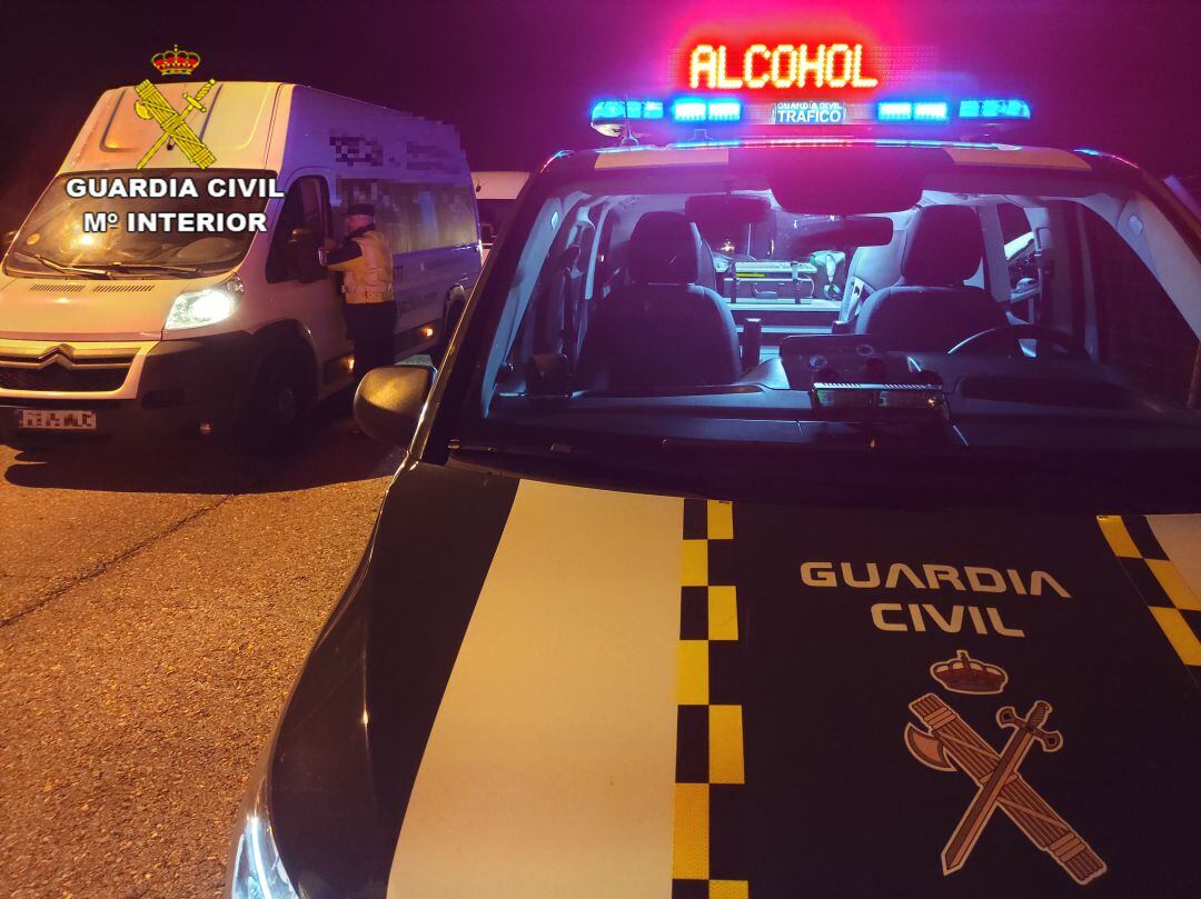 Control alcoholemia de la Guardia Civil