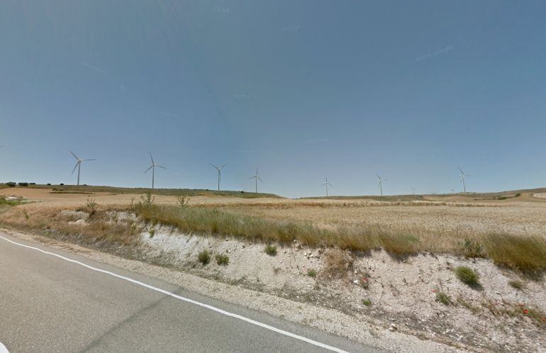 Parque Eólico "Angostillos", en una zona próxima a Baltanás (Palencia)