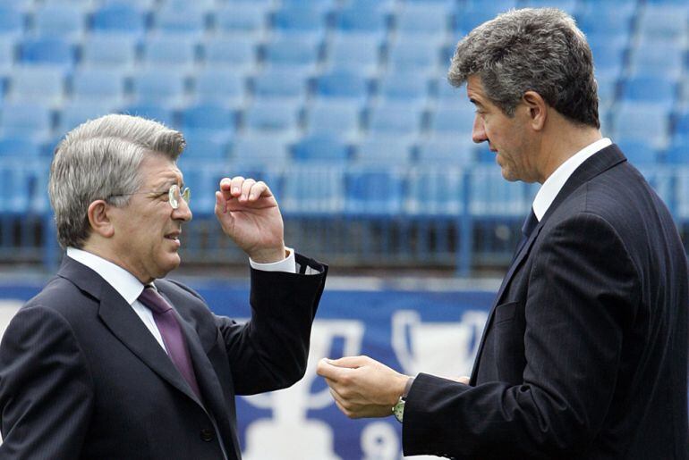 Enrique Cerezo junto a Miguel Ángel Gil Marín.