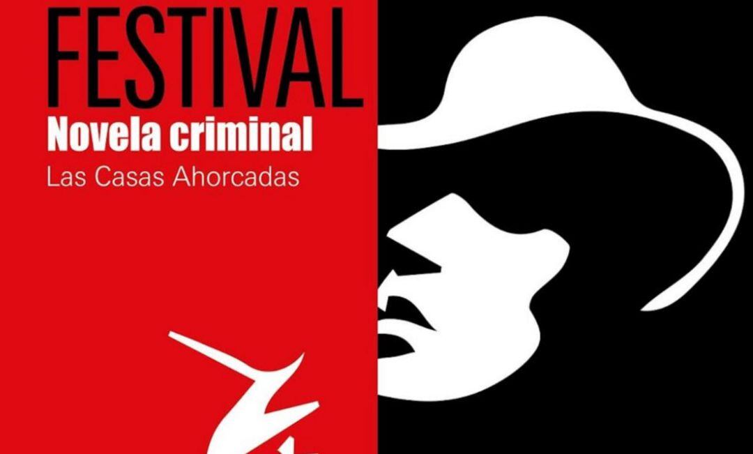 Detalle del cartel del festival de novela criminal.