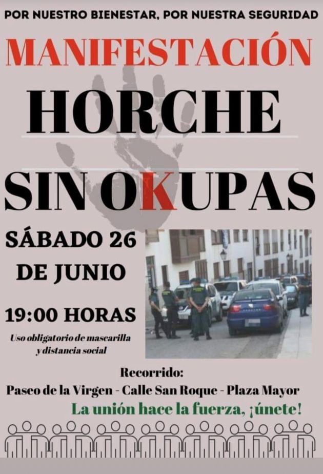 Manifestación Horche