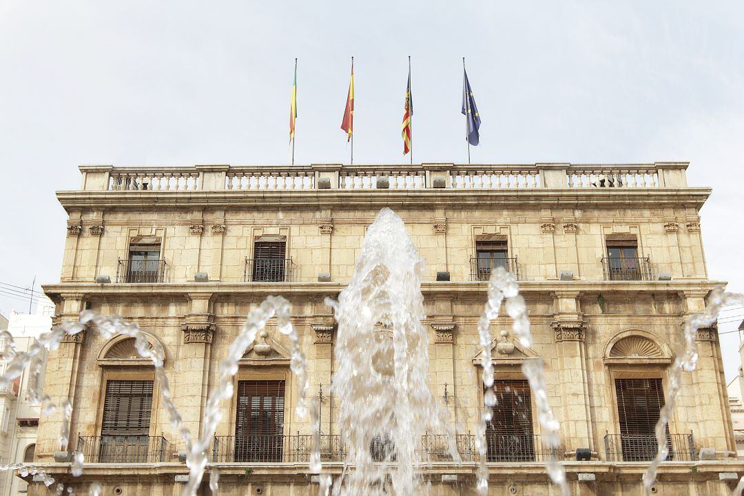 Fachada del Ayuntamiento de Castellón